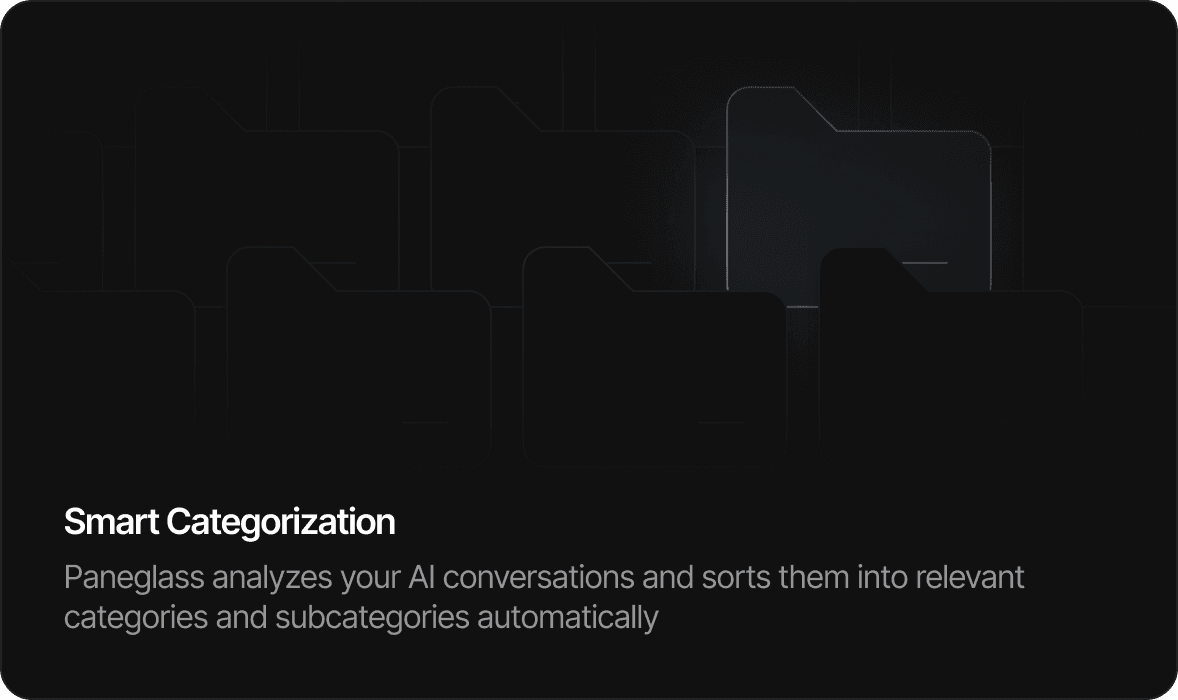 Smart Categorization interface